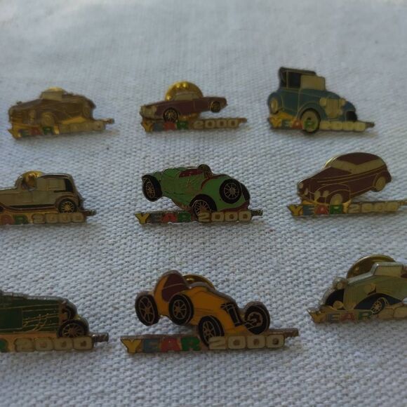 12 Year 2000s car lapel pins butterfly clasp 360 - Picture 4 of 6